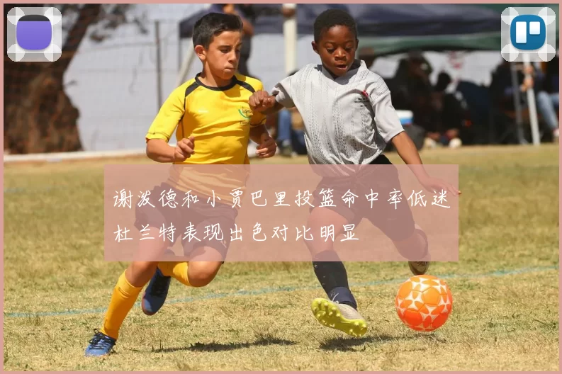 谢泼德和小贾巴里投篮命中率低迷杜兰特表现出色对比明显